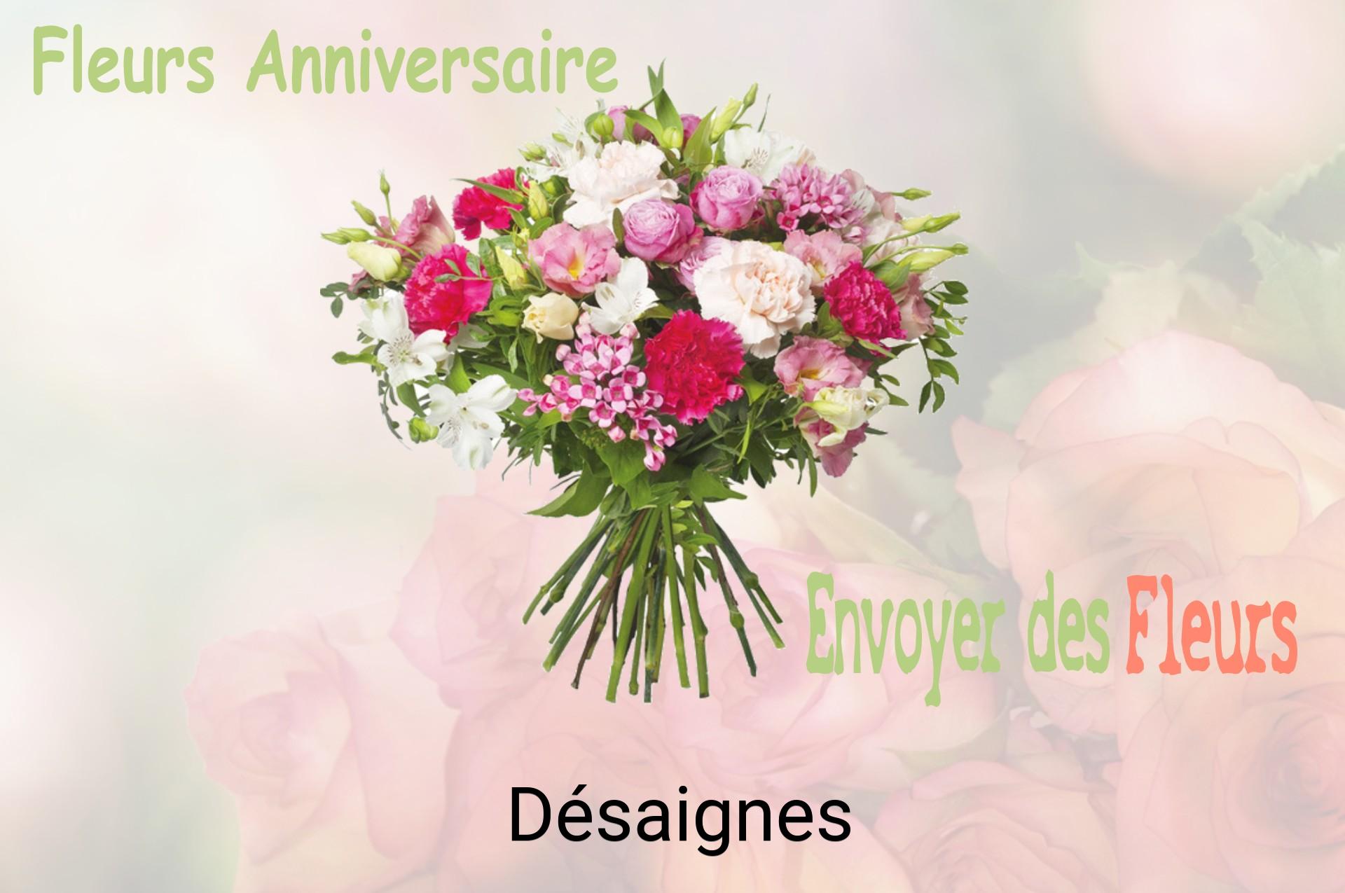 Bouquet de fleurs d’anniversaire livré à Désaignes